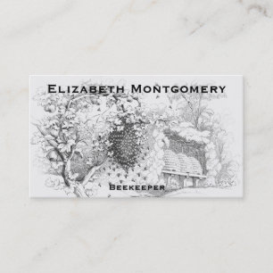 Carte de visite professionnel d'apiculteur de