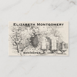 Carte de visite professionnel d'apiculteur de