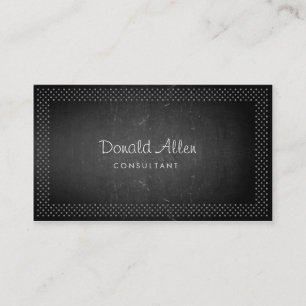 Carte De Visite Professionnel d'ardoise de craie de tableau noir
