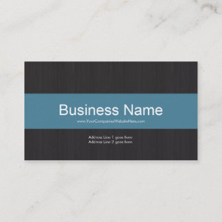 Carte de visite professionnel Dark & Blue