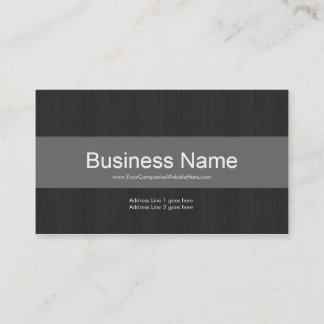 Carte de visite professionnel Dark & Grey