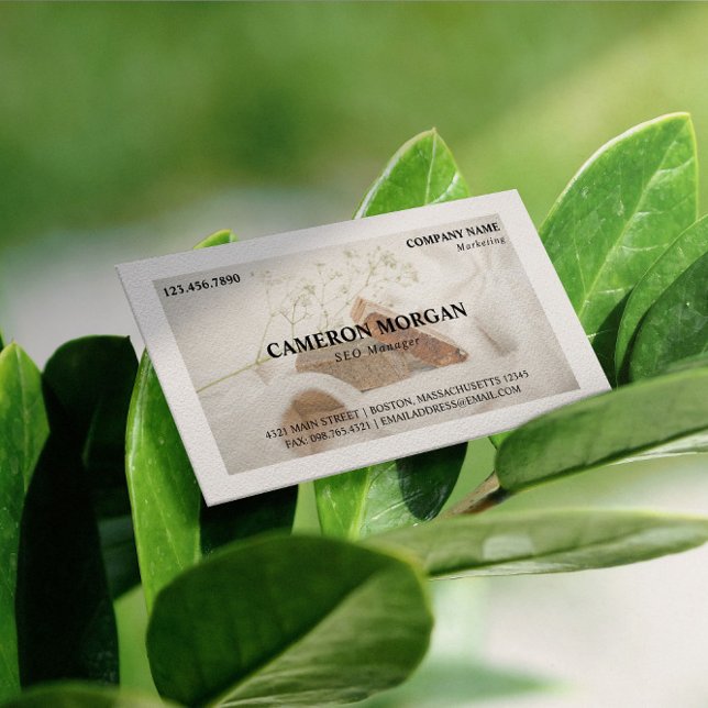 Carte De Visite Professionnel de base avec votre photo (Créateur téléchargé)