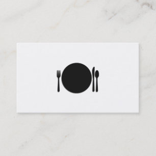 Carte de visite professionnel de chef