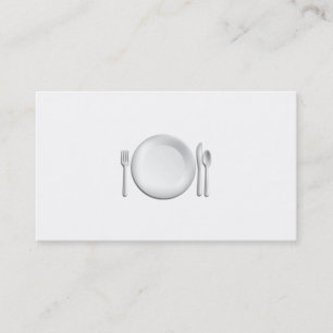Carte de visite professionnel de chef