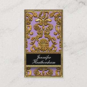 Carte De Visite Professionnel de damassé de rue de Vaudreante