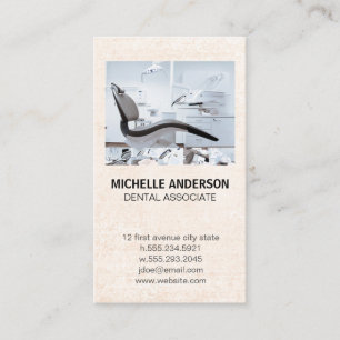 Carte De Visite Professionnel de la dentition Bureau des dentist