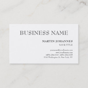 Carte De Visite Professionnel de l'esthétique Chic Noir & Blanc