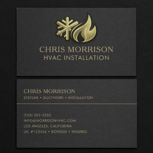 Carte De Visite Professionnel de l'installation CVC