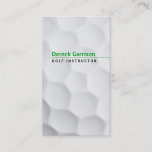 Carte De Visite Professionnel de l'instructeur   de golf