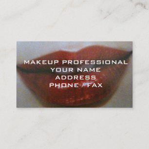 CARTE DE VISITE PROFESSIONNEL DE MAKEUP