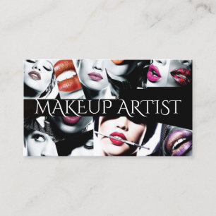 Carte de visite professionnel de maquillage