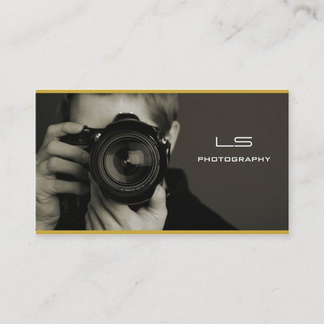 Carte De Visite Professionnel de photographie (Devant)