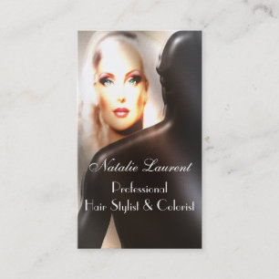 Carte De Visite Professionnel de salon de styliste en coiffure de