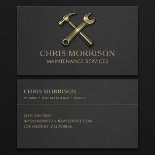 Carte De Visite Professionnel des services de maintenance 
