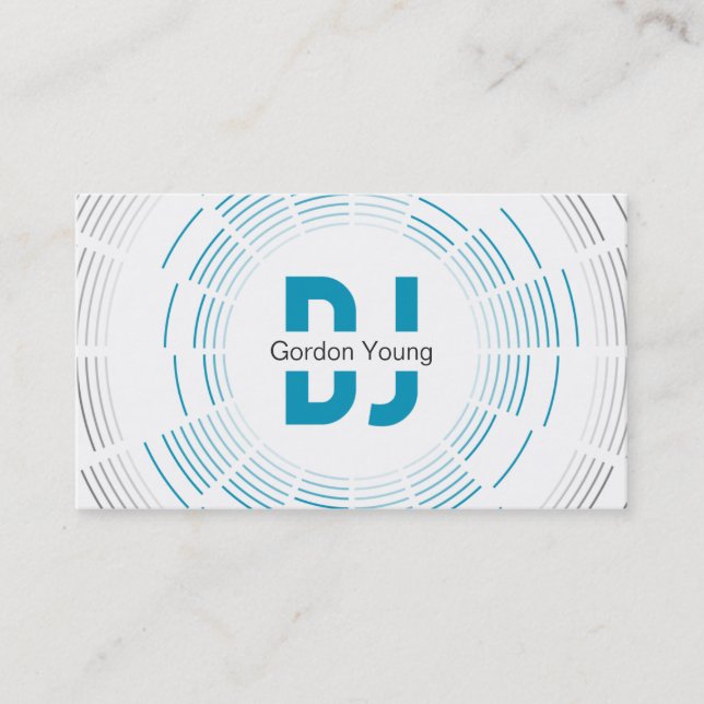 Carte de visite professionnel du DJ (Devant)