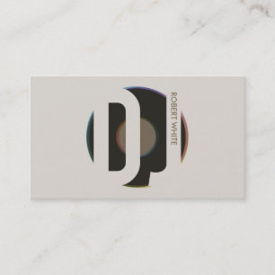 Carte de visite professionnel du DJ