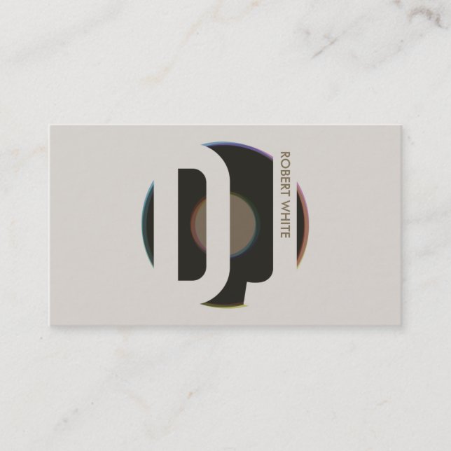 Carte de visite professionnel du DJ (Devant)