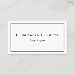 Carte de visite professionnel du droit humble et d