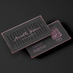Carte De Visite Professionnel du marketing de beauté esthétique ro