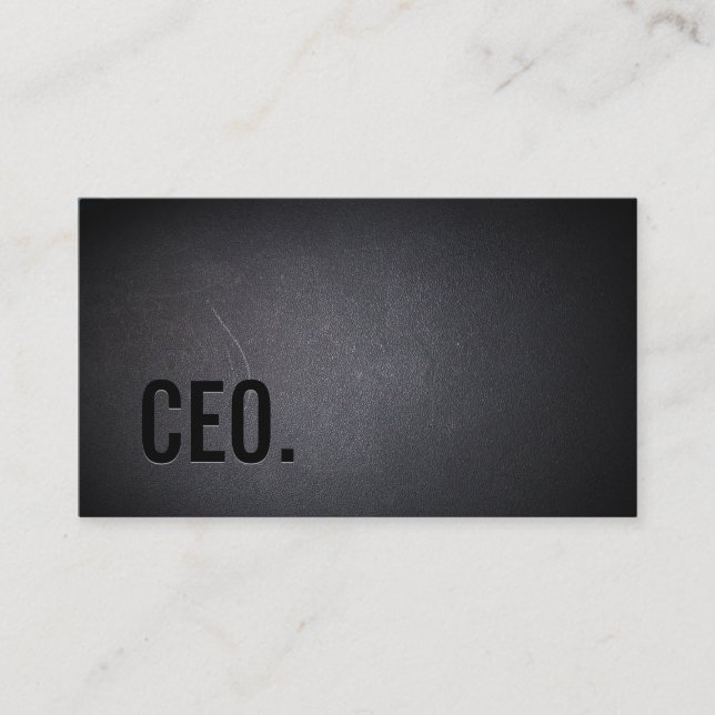Carte de visite professionnel du PDG Black Out (Devant)