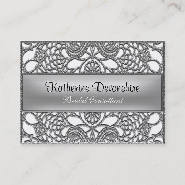 Carte De Visite Professionnel élégant de colombe de Hyceberg (Devant)