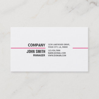 Carte De Visite Professionnel élégant de Cosmetologist de