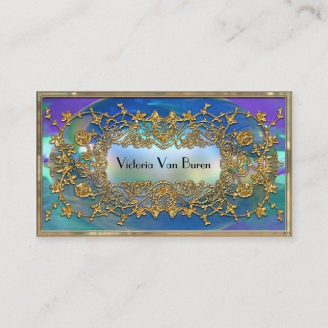 Carte De Visite Professionnel élégant de genévrier d'Adlamchelle (Devant)