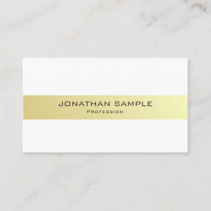 Carte De Visite Professionnel Elegant Or Simple Design Luxe