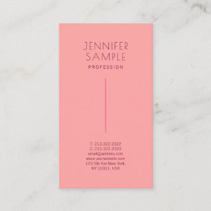 Carte De Visite Professionnel Élégant Signature Papier Matte Luxe