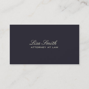 Carte De Visite Professionnel Élégant simple Avocat bleu clair