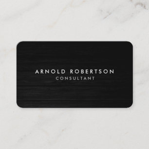 Carte de visite professionnel en bois de coin