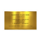 Professionnel en métal jaune or personnalisé