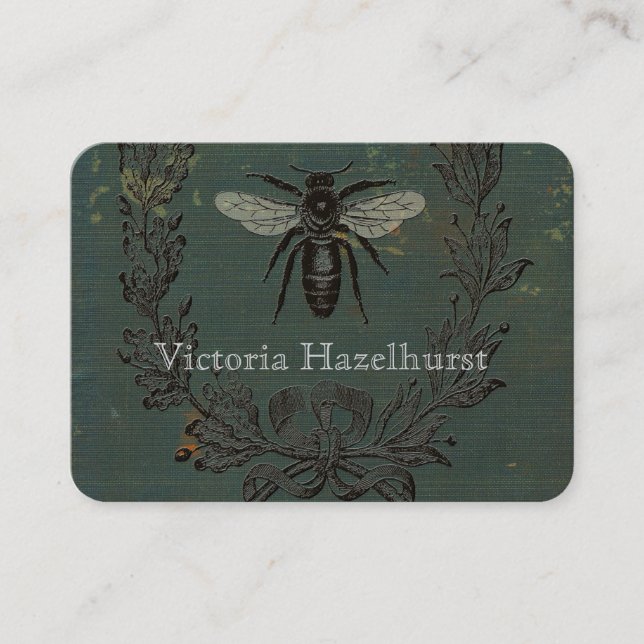 Carte De Visite Professionnel français de no. 6 d'abeille (Devant)