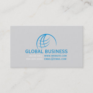Carte de visite professionnel Globe Earth