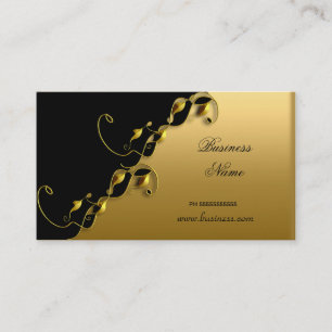 Carte De Visite Professionnel Gold Look élégant Classy Business