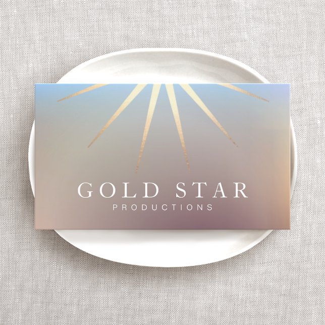 Carte de visite professionnel Gold Star (Créateur téléchargé)