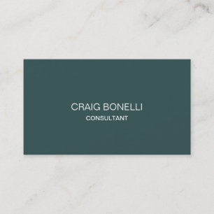 Carte de visite professionnel gris ardoise foncée