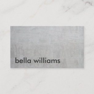 Carte De Visite Professionnel gris moderne noir minimaliste de