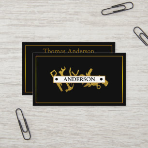 Carte De Visite Professionnel Handyman Réparation à domicile Busin
