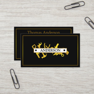 Carte De Visite Professionnel Handyman Réparation à domicile Busin
