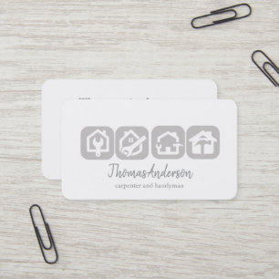 Carte De Visite Professionnel Homme à Tout Faire Réparation de Mai