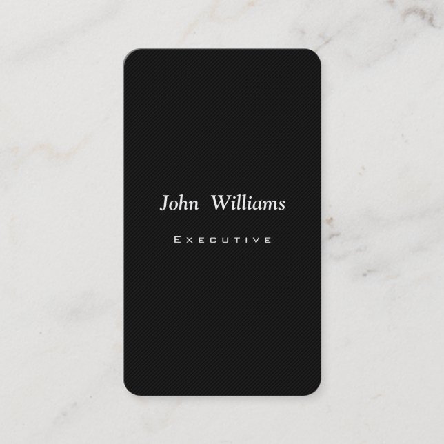 Carte De Visite Professionnel indépendant indépendants noir (Devant)