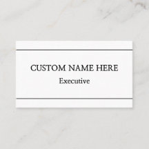 Carte de visite professionnel minimal et simple