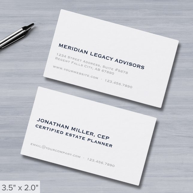 Carte De Visite Professionnel minimaliste (Créateur téléchargé)