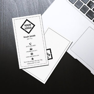 Carte de visite professionnel minimaliste élégant
