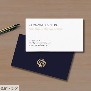 Carte De Visite Professionnel minimaliste moderne