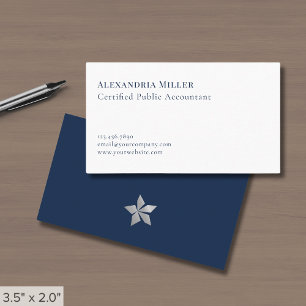 Carte de visite professionnel minimaliste moderne