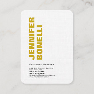 Carte De Visite Professionnel minimaliste moderne audacieux