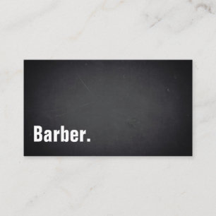 Carte De Visite Professionnel minimaliste moderne de tableau noir