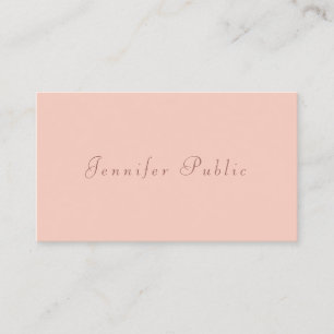 Carte De Visite Professionnel Minimaliste Moderne Élégant Simple